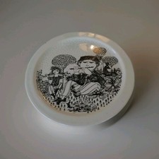 Künstlerteller Björn Wiinblad Sammelteller "Herr Moll..." Rosenthal Wandteller