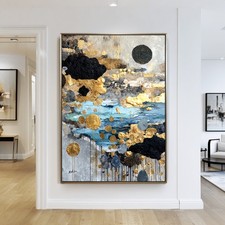 Leinwand Bilder XXL Abstrakte Kunst Wandbilder Kunstdruck Gemälde Modern  8597A