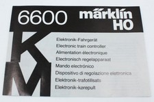 Märklin H0 6600 Anleitung Elektronik-Fahrgerät