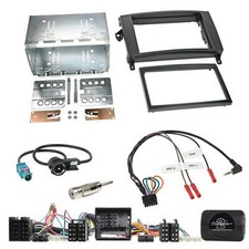 Einbauset Lenkradadapter Doppel DIN Autoradio für Mercedes A- B-Klasse W169 T245