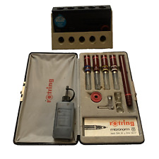 ROTRING Tuschefüller micronorm 4er Set im Etui + separatem Ständer