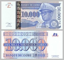Zaire 10000 Nouveaux Zaires