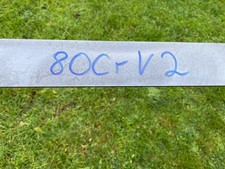 80CrV2 Stahl Flachstahl Messerstahl 1.2235 60 x 3,3mm 500mm