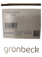 Grünbeck Feinfilter pureliQ K20 Wasserfilter Kartusche Grün