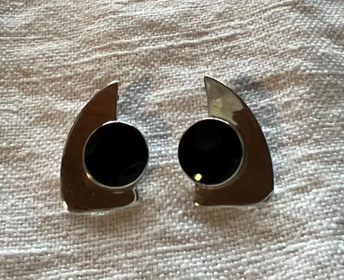 Ohrstecker groß silber mit - silber,