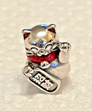 Charm 925 Silber Katze