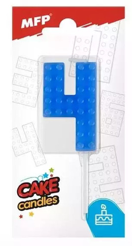 świeczka klocki cyfra - klocki,