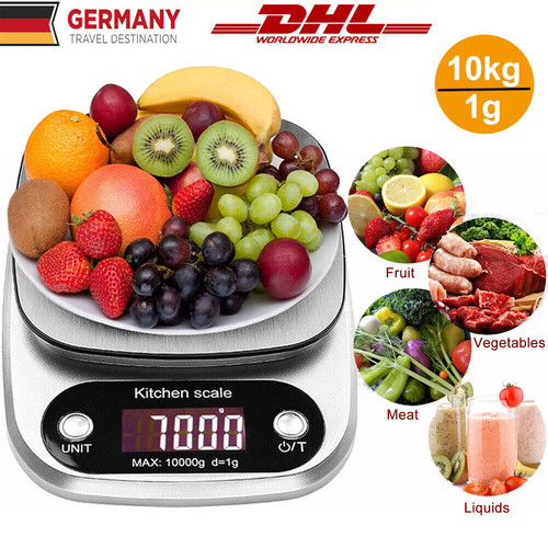 Küchenwaage 10kg digital - küchenwaage,