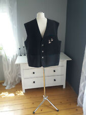 Arber Herren Trachtenweste neuwertig schwarz mit Applikation Weste Gr.58