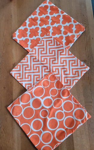 Kissenhüllen 50x50 orange - ,