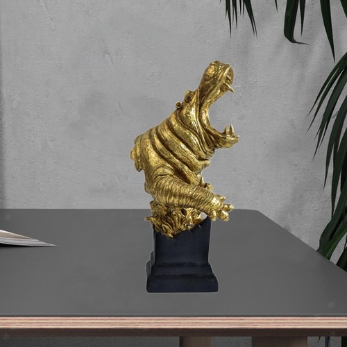 Nilpferd kopf figur aus resin - kopf,