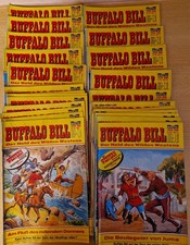 32 x Buffalo Bill Comic Bastei Lasso-Band Nrs. zwischen 254 und 482 gebraucht