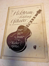 alte Noten Die Plektrum-Schlag-Gitarre Walter Götze im modernen Tanzorchester