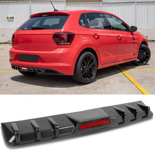 Heckdiffusor mit LED Licht Heck Diffusor Heckstoßstange für VW Polo 6 GTI 6R