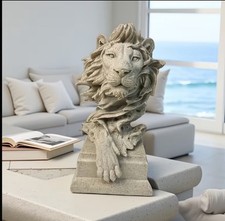 Löwen Statue Büste Skulptur