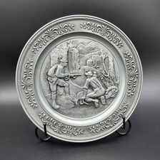 Vintage Wandteller Zinnteller