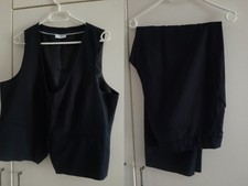 wNeu 2tlg Damen Anzug Weste