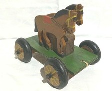 Pferdegespann Wagen Erzgebirge