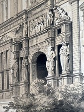 Antike Lithographie SCHLOSS