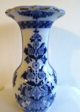 Um 1890 Vase Trompetenvase Petrus Regout Maastricht Delft 30 cm