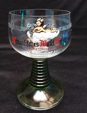 2 Original Römer Weinglas mit grünen Stiel Mosel Tröpfchen 0,1 L G 229