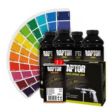 Raptor Lack 4L Flaschen-Kit mit Härter & Pistole