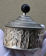 Rare Versilberte Zuckerdose /