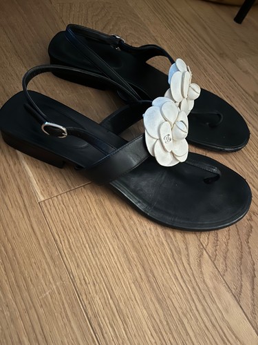 Chanel sandalen mit kamelie - chanel,