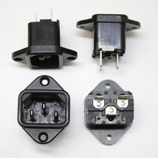 Kautt & Bux STF64 Kaltgeräte Einbau Steckdose C14 Stecker Buchse 3 Polig 10A
