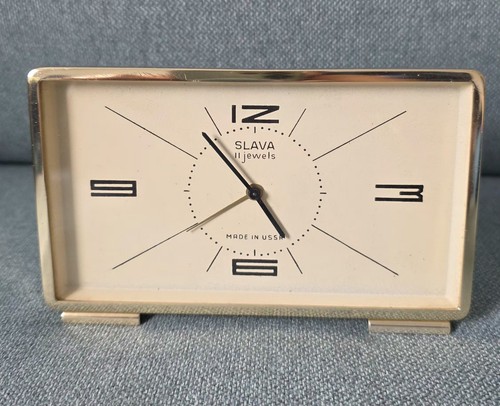 Vintage slava tischwecker - slava,