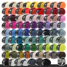 Lana Grossa 25 g Silkhair Mohair Superkid Seide Wolle Häkeln Stricken 79 Farben