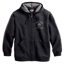 Harley Davidson Zip Hoodie Skull Kapuzenpullover Sweatshirt Kapuzenjacke 