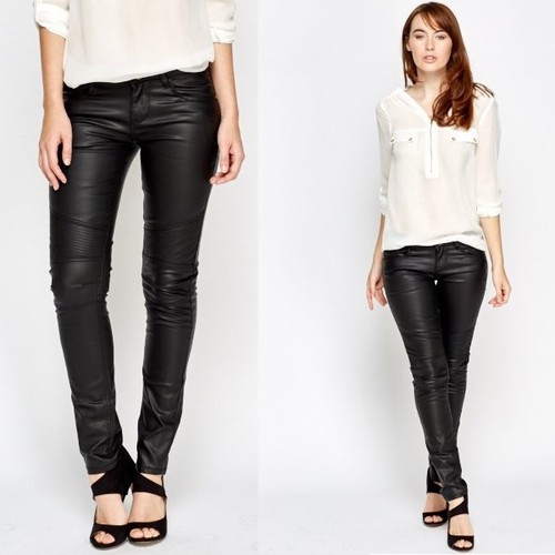 Skinny mid rise - rise, wachseffekt