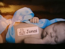 40 selbstklebende Wäschenamen Textilaufkleber Wäscheaufkleber Aufkleber Frosch