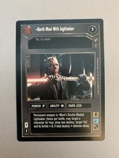 SWCCG - Theed Palace: Darth Maul With Lightsaber- Decipher - Star Wars CCG