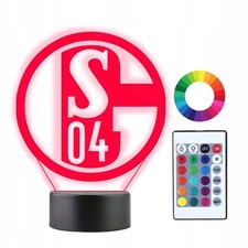 3D LED Nachtlicht Schalke