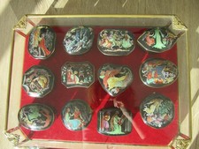 12 Franklin Mint Spieluhren mit Schatulle