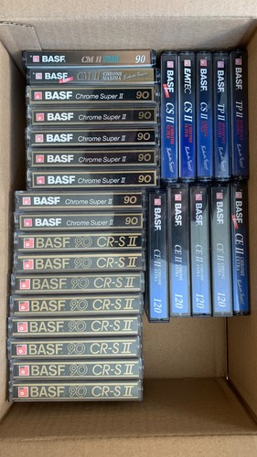 27x basf tonband kassette - tonband-,