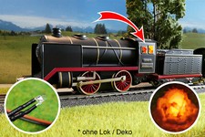 Brandflackern Feuerbüchse LED H0 TT 1/87 Feuer Kessel Stehkessel für Dampflok