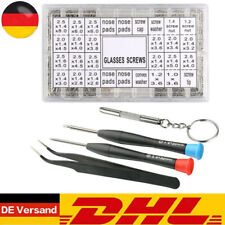 Brillen Reparatur Set mit Schrauben Nasenpads Set für Brillen Sonnenbrillen