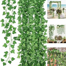 12/60x Efeugirlande Künstlich