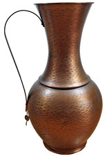 Große kupfer bodenvase - große,
