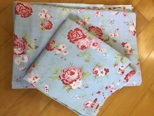 IKEA **ROSALI. 2tlg.BETTWÄSCHE  SET BEZUG &KISSEN 140x200. 80x80 Hellblau *TOP