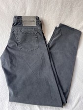 JACOB COHEN Chino Hose LEONARD. Gr. 34. Grau. Made in Italy. Sehr guter Zustand