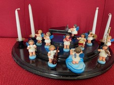 Erzgebirge-Seiffen,  UHlig-Weihnacht, 11 Figuren + Wolke+ Flügel+Notenpult ,TOP