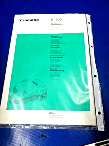 Trumatic 1800 gas heizung - 1800,