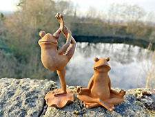 2er Set Gusseisen rostig Yoga