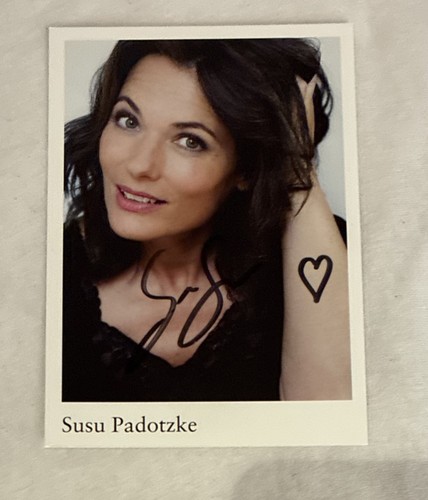 Autogrammkarte susu padotzke - autogrammkarte,