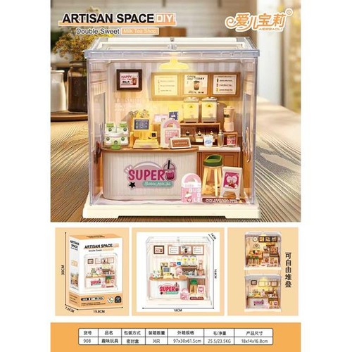 Diy miniaturhaus bausatz milk - diy,
