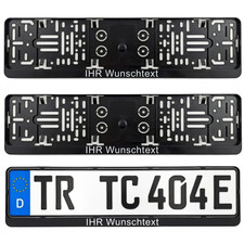 2x Kennzeichenhalter 520 x 110